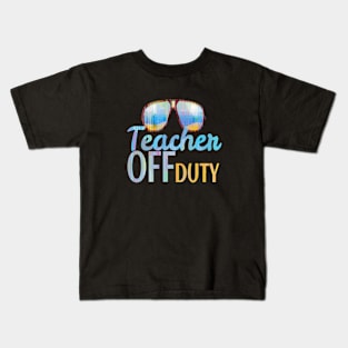 teacher off duty summer vacation Kids T-Shirt